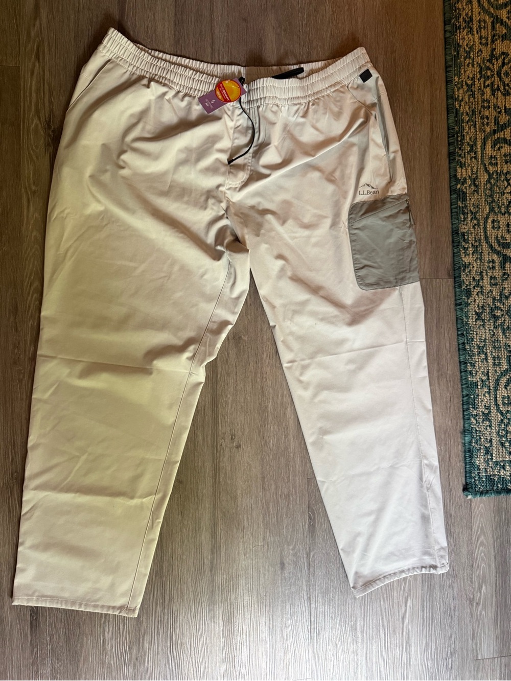 L.L. Bean Men's Grey UPF 50 Utility Pants - Lightweight Comfort Gorpcore Hiking